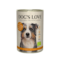 Dog's Love Bio Pute mit Amaranth, Kürbis und Petersilie