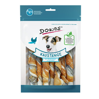 Dokas Kaustange mit Hühnerbrust &amp; Fischhaut