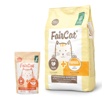 FairCat Vital 7,5kg + FairCat Happy 6x85g gratis