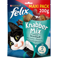 FELIX KnabberMix Strandspaß Katzensnack bunter Mix
