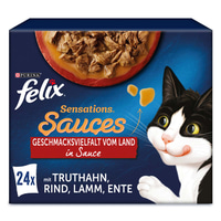 FELIX Sensations Saucen výběr z venkova, 24 × 85 g