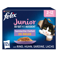 FELIX So gut wie es aussieht in Gelee Junior gemischte Vielfalt 12x85g