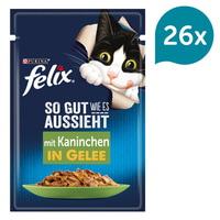 FELIX So gut wie es aussieht in Gelee mit Kaninchen