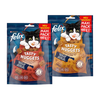FELIX Tasty Nuggets Huhn &amp; Ente 2x180g + Tasty Nuggets Rind &amp; Lamm 2x180g