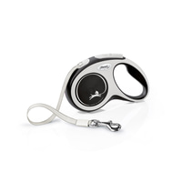 flexi New Comfort Gurtleine schwarz