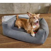 furrysoul orthopädisches Hundebett Lian grau