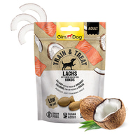 GimDog Train &amp; Treat mit Lachs &amp; Kokos