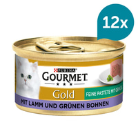 GOURMET Gold Feine Pastete mit Gemüse Lamm &amp; grüne Bohnen