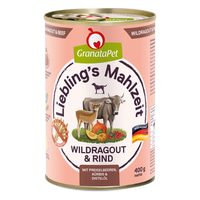 GranataPet Liebling's Mahlzeit Wildragout und Rind