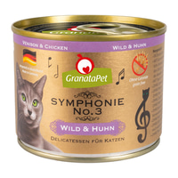 GranataPet Symphonie No. 3 Wild &amp; Huhn 6x200g