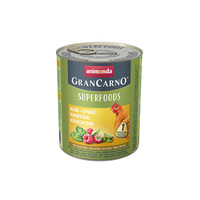 animonda GranCarno superfoods Huhn + Spinat + Himbeer + Kürbiskern