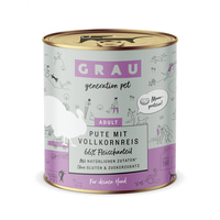 GRAU Hund Adult Pute mit Vollkornreis