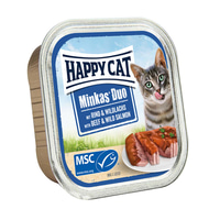 Happy Cat Minkas Duo Rind und Wildlachs