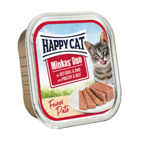 Happy Cat Minkas Duo Geflügel &amp; Rind Paté