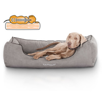 Knuffelwuff orthopädisches Hundebett Amelie grau M: 85x63cm | Rückläufer