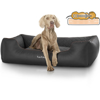 Knuffelwuff orthopädisches Hundebett Madison schwarz M-L | Rückläufer