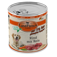 LandFleisch Dog Classic Rind mit Reis