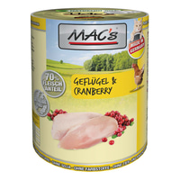 MAC's Cat Fleischmenü Geflügel und Cranberry