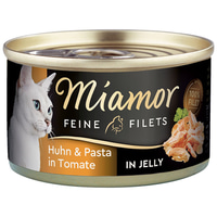 Miamor Feine Filets in Jelly Huhn und Pasta 100g Dose