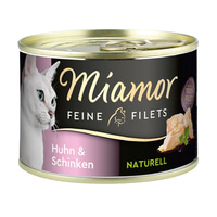 Miamor Feine Filets Naturell Huhn &amp; Schinken