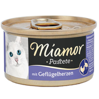 Miamor zarte Fleischpastete mit Geflügelherzen