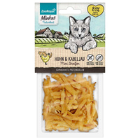 ZooRoyal Minkas Naturkost Mini Streifen Huhn &amp; Kabeljau 50g