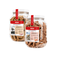 MERA pure sensitive goody snacks Mixpaket Truthahn &amp; Reis / Lachs &amp; Reis 2x600g