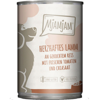 MjAMjAM herzhaftes Lamm an gekochtem Reis mit frischen Tomaten