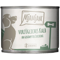 MjAMjAM vorzügliches Kalb an gedämpfter Zucchini