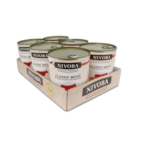 Nivoba Mixpaket Rind &amp; Nudeln + Rind, Huhn &amp; Lamm 6x800g