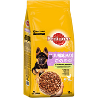 PEDIGREE Trockenfutter Junior Maxi &gt;25kg mit Huhn und Reis 15kg