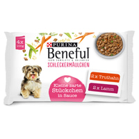 PURINA BENEFUL Schleckermäulchen mit köstlichem Lamm &amp; leckerem Truthahn