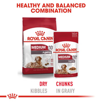 ROYAL CANIN MEDIUM Ageing 10+ 15kg + MEDIUM Ageing 10x140g