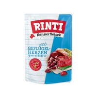 Rinti Kennerfleisch mit Geflügelherzen Pouch