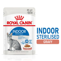 ROYAL CANIN INDOOR Sterilised in Soße Nassfutter für Wohnungskatzen