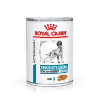 ROYAL CANIN Veterinary SENSITIVITY CONTROL HUHN MIT REIS Nassfutter für Hunde