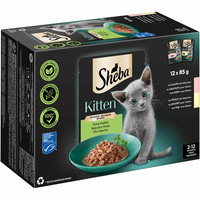 Sheba Multipack Kitten in Sauce Feine Vielfalt 12x85g