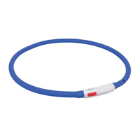 Trixie Leuchthalsband Flash USB XS-XL 70cm