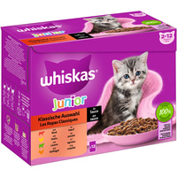 Whiskas Multipack Junior Klassische Auswahl in Sauce 12x85g