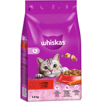 Whiskas Trocken Adult 1+ mit Rind 3,8kg