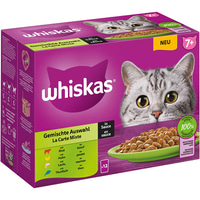 Whiskas Multipack 7+ Gemischte Auswahl in Sauce 12x85g