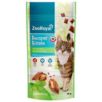 ZooRoyal Knusperkissen mit Huhn &amp; Katzenminze