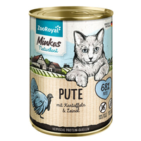 ZooRoyal Minkas Naturkost Adult Pute mit Kartoffeln &amp; Leinöl