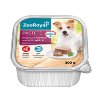 ZooRoyal Pastete Kalb mit Karotten und Apfel