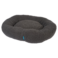 ZooRoyal Haustierbett Fluffy Ø 58cm anthrazit | Rückläufer