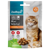 ZooRoyal Mini Würfel mit Huhn &amp; Katzenminze