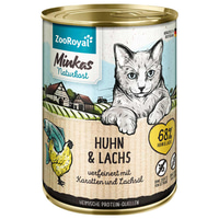 ZooRoyal Minkas Naturkost Huhn und Lachs mit Karotten