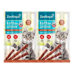 ZooRoyal Katzen-Grillies mit Ente