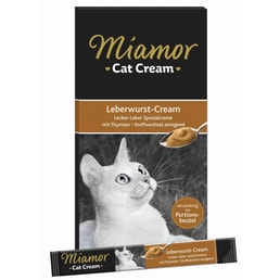 Miamor Cat Snack Cream Leberwurst 6x15g