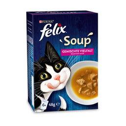 FELIX Soup Gesmischte Vielfalt mit Rind, Huhn und Thunfisch